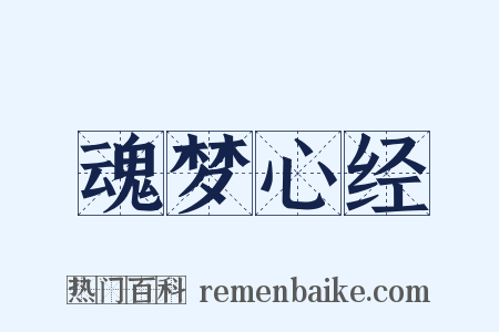 魂梦心经是什么意思的图片
